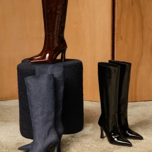 Women Bobbies Knee High Boots | Clarisse