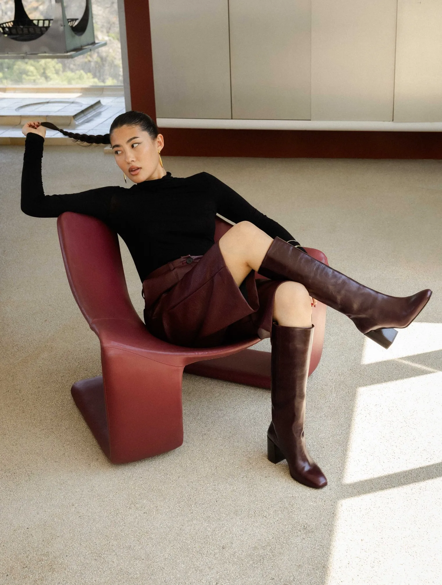 hisa_3-3.webp Women Bobbies Knee High Boots | Hisaé