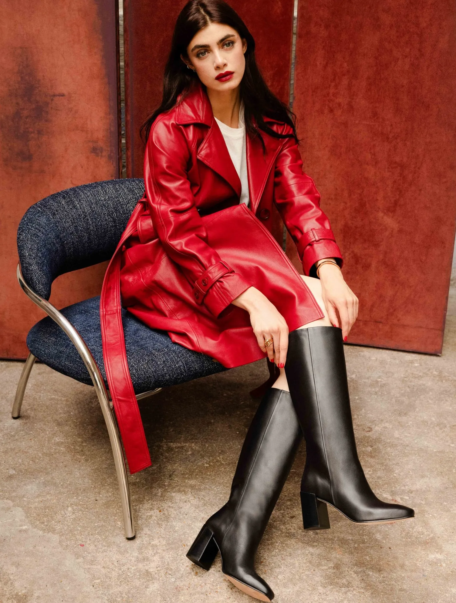 hisa_3.webp Women Bobbies Knee High Boots | Hisaé