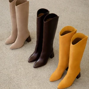 Women Bobbies Knee High Boots | Indie