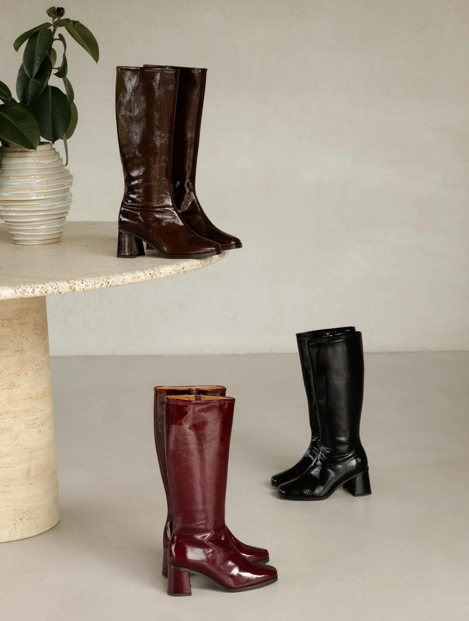 lala_8.webp Women Bobbies Knee High Boots | Laïla