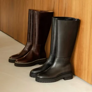 Women Bobbies Knee High Boots | Perry