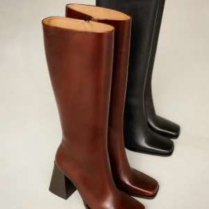 Women Bobbies Knee High Boots | Tamar