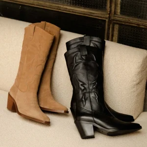 Women Bobbies Knee High Boots | Vick