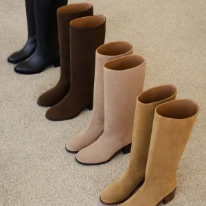 Women Bobbies Knee High Boots | Zohra